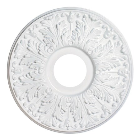 Westinghouse Ceiling Medallion 15.5In, Victorian Molded Plastic White Finish 7702800